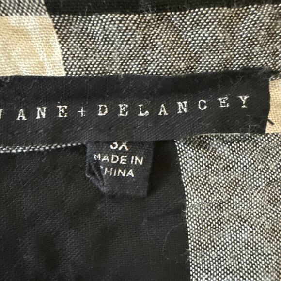 Jane And Delaney Women's Plus 3X Boho Buffalo Plaid Woven Crinkle Flowy Tunic - Picture 4 of 10